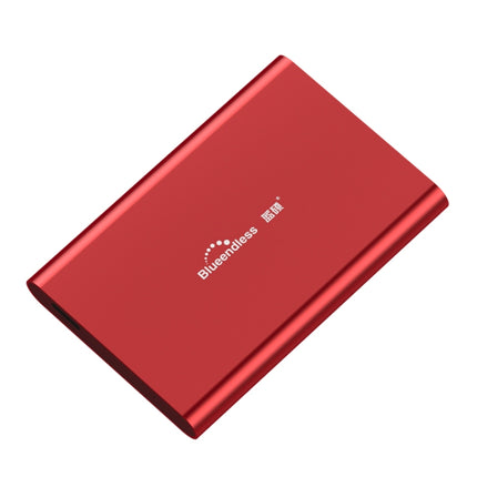 Blueendless T8 2.5 inch USB3.0 High-Speed Transmission Mobile Hard Disk External Hard Disk, Capacity: 1TB(Red)-garmade.com