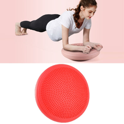 Yoga Balance Mat Foot Massage Balance Ball Ankle Rehabilitation Training Device(Red)-garmade.com