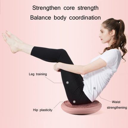 Yoga Balance Mat Foot Massage Balance Ball Ankle Rehabilitation Training Device(Red)-garmade.com