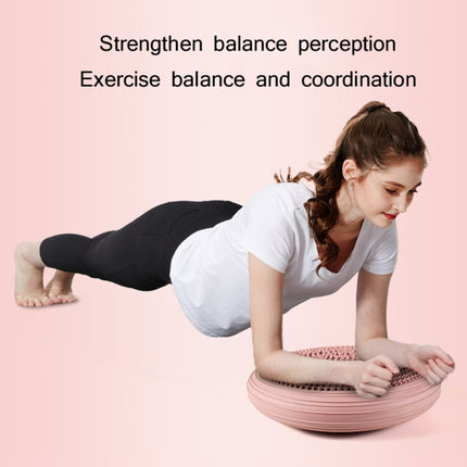 Yoga Balance Mat Foot Massage Balance Ball Ankle Rehabilitation Training Device(Brown)-garmade.com