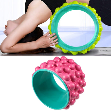 Yoga Back Bend Open Back Equipment Stovepipe Pilates Ring for Beginner(Upgrade Massage (Peach Pink))-garmade.com