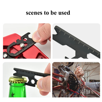 10 PCS Multifunctional Card Type Tool Card Bottle Opener Screwdriver Keychain Portable Can Opener-garmade.com