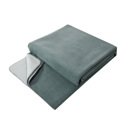 Yoga Blanket Meditation Auxiliary Blanket Yoga Supplies(Deep Gray/Light Gray)-garmade.com