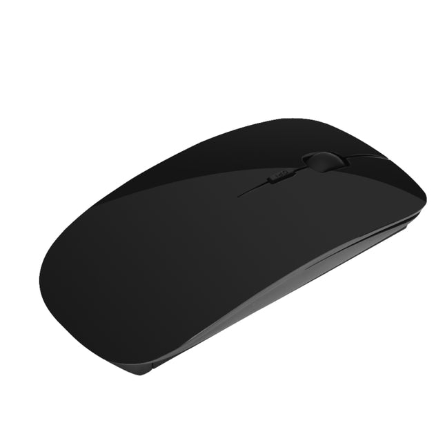 MF-822 2.4G Wireless Mouse 4 Keys Mute Office Ultra-Thin Mouse(Black)-garmade.com