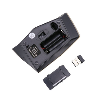 M-189 2.4GHz 6 Keys 2.4G Wireless Cool Game Mouse(Black)-garmade.com