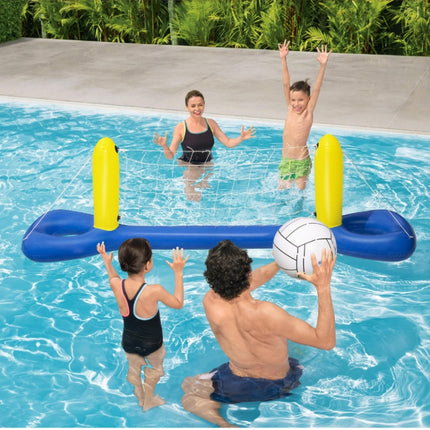 Beach Toys Adult Children Parent-Child Swimming Pool Playing Inflatable Beach Ball Toys, Style: 52133 Volleyball Net + Ball-garmade.com