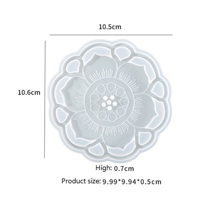 4 PCS JX-160 Crystal Epint DIY Mold Irregular Resin Cup Pad Mold, Specification: 04-garmade.com