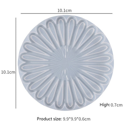 4 PCS JX-160 Crystal Epint DIY Mold Irregular Resin Cup Pad Mold, Specification: D04-garmade.com