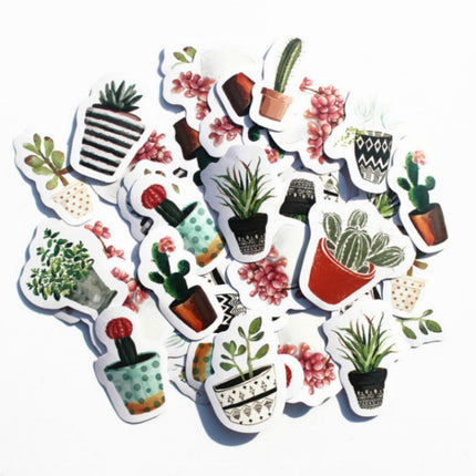 5 PCS That Touch of Green Plant Hand Stickers Stickers DIY Decorative Seal Stickers-garmade.com