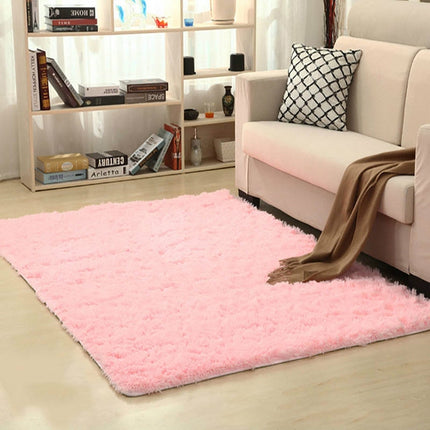 Shaggy Carpet for Living Room Home Warm Plush Floor Rugs fluffy Mats Kids Room Faux Fur Area Rug, Size:160x200cm(Pink)-garmade.com