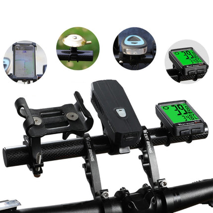 WEST BIKING YP0719246 Bicycle Light Code Table Extension Frame Specification: Aluminum Alloy-garmade.com