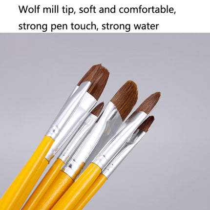 2 Sets FANGAO Wolf Hao Oil Brush Set Watercolor Acrylic Art Painting Tools(Double Style)-garmade.com
