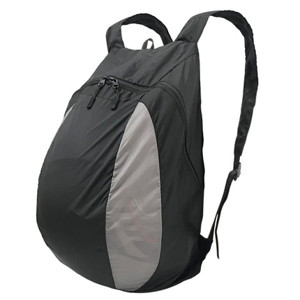 MTXB1014 Motorcycle Riding Helmet Bag Foldable Outdoor Sports Backpack(Black)-garmade.com