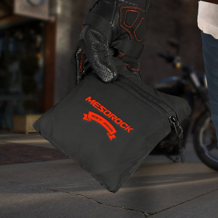 MESOROCK MTXB1015 Motorcycle Riding Helmet Bag Nylon Waterproof Backpack(Black)-garmade.com