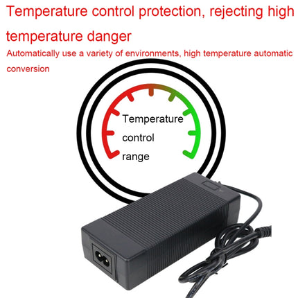 84W 42V/2A Electric Vehicle Intelligent Temperature Control Heat Dissipation Charger, Style:3-core Head(UK Plug)-garmade.com