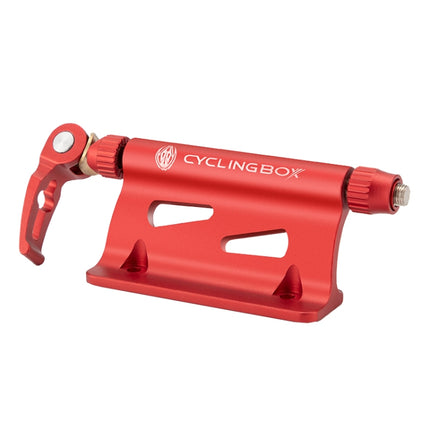 CYCLINGBOX BG-0171 Bike Aluminum Portable Quick-Removal Front Fork Fixed Frame Rear Hanging Frame Car Top Fixture Equipment(Red)-garmade.com