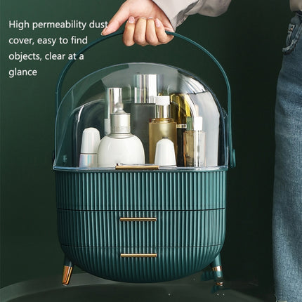 Cosmetic Skin Care Product Storage Box Bedroom Furniture Storage Box(White)-garmade.com