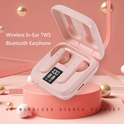 Pro 9 TWS Touch Control Bluetooth 5.0 Wireless In-Ear Earphone with LED Display(White)-garmade.com