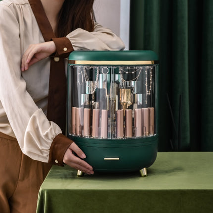 Cosmetic Storage Box With Mirror Large Capacity Dustproof Lipstick Skin Care Product Rack, Colour: Mirror Light Aoyama-garmade.com