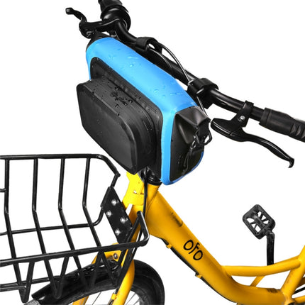 Large-Capacity Waterproof Bicycle Bag Bicycle Front Beam Bag Handlebar Bag, Size: 8 Inch(Yellow)-garmade.com