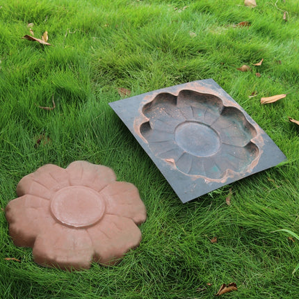 2 PCS Ting Step Stone Mould DIY Cement Paving And Floor Tile Mould-garmade.com