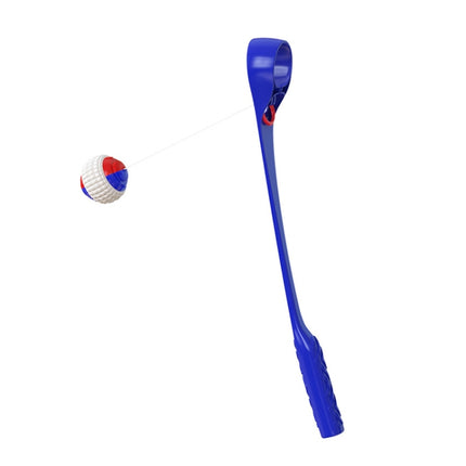 HYS243 Dog Throwing Cue Stick Outdoor Interactive Dog Walking Toy(Blue)-garmade.com