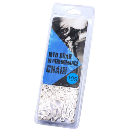 Mountain Road Bike Chain Electroplating Chain, Specification: 10 Speed-garmade.com