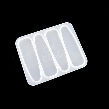 10 PCS Hair Clip Mold DIY Crystal Epoxy Mold Homemade Personality Girl Hair Clip Mold( MD3635)-garmade.com