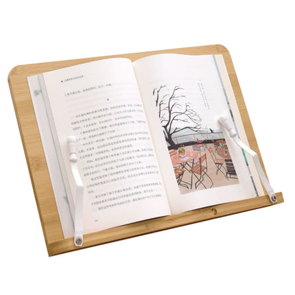 NG3002 Bamboo Wood Reading Frame Copy Frame Wooden Reading Frame,Version: 3W 2.0 23 x 34cm-garmade.com