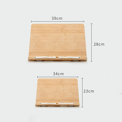 NG3002 Bamboo Wood Reading Frame Copy Frame Wooden Reading Frame,Version: 3W 2.0 28 x 39cm-garmade.com