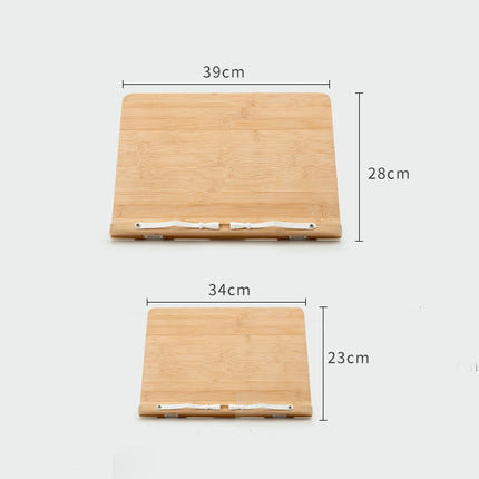 NG3002 Bamboo Wood Reading Frame Copy Frame Wooden Reading Frame,Version: 3W 1.0 28 x 39cm-garmade.com