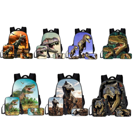 16-inch ZZ9 3 PCS / Set Child Dinosaur School Bag Kindergarten Pupils Backpack-garmade.com