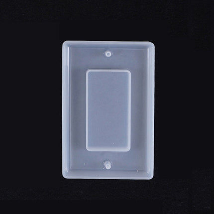 3 PCS Crystal Epoxy Mirror Porous Socket Button Data Line Switch Panel Silicone Mold, Specification: Style Two-garmade.com