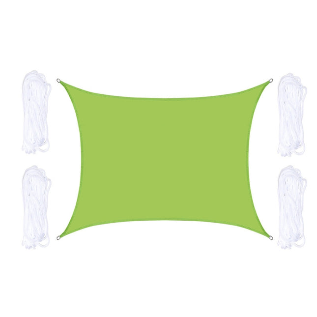 Outdoor Garden Sunshade Sail Waterproof Anti-UV Canopy, Size: 2m x 2.5m(Green)-garmade.com