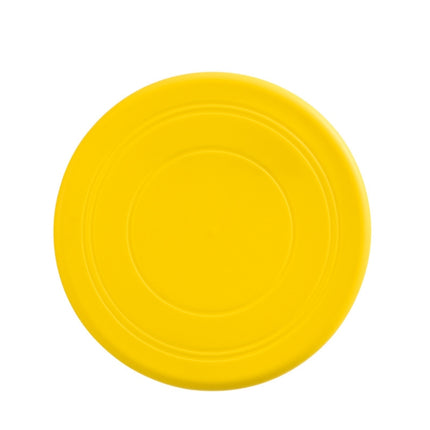 Pet Toy Flying Disc Pet Interactive Training Floating Water Bite-Resistant Soft Flying Disc(Yellow)-garmade.com