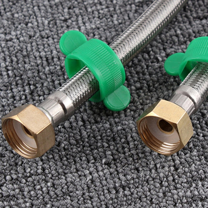 4 PCS 60cm Copper Hat 304 Stainless Steel Metal Knitting Hose Toilet Water Heater Hot And Cold Water High Pressure Pipe 4/8 inch DN15 Connecting Pipe-garmade.com