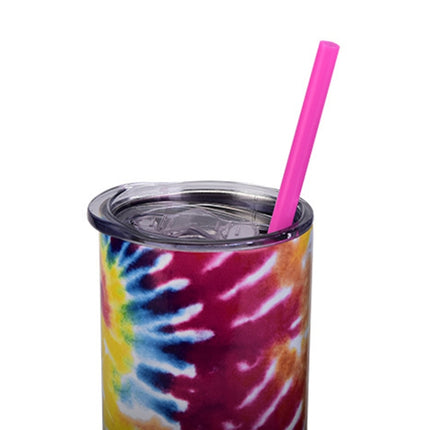 Stainless Steel Cup Double Dye Hot Water Cup With Straw(TD5)-garmade.com