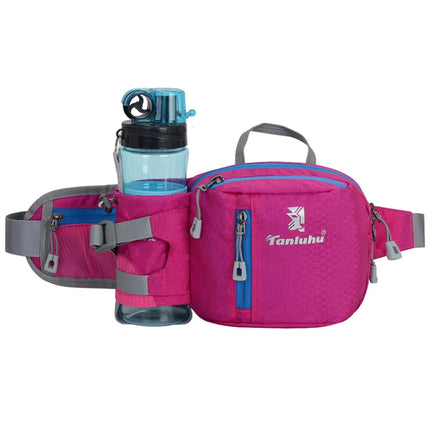 Tanluhu FK389 Outdoor Sports Waist Bag Multi-Purpose Running Water Bottle Bag Riding Carrying Case, Size: 2L(Pink)-garmade.com