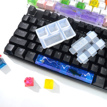 2 PCS DIY Keycap Silicone Mold OEM Mechanical Keyboard Silicone Mold, Style: MD3523-garmade.com