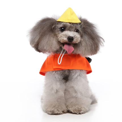 Halloween Christmas Day Pets Dress Up Clothes Pet Funny Clothes, Size: M(SDZ136 Engineering Cloth)-garmade.com