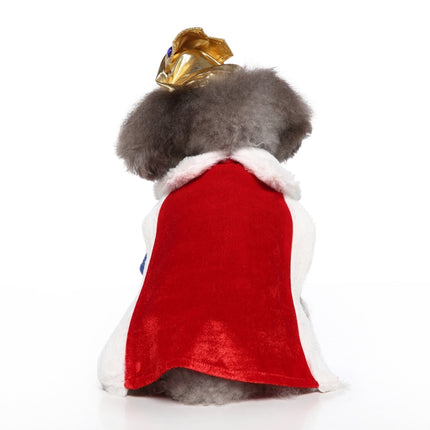 Halloween Christmas Day Pets Dress Up Clothes Pet Funny Clothes, Size: L(SDZ132 King)-garmade.com