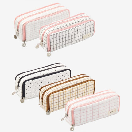 Angoo Double-Open Multi-Layer Stationery Pencil Case Multifunctional Cosmetic Bag(Ink Painting)-garmade.com