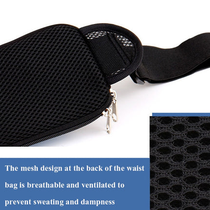 3 PCS Outdoor Sports Waist Bag Anti-Lost Mobile Phone Bag Running Riding Multifunctional Water Bottle Bag(Dark Blue)-garmade.com