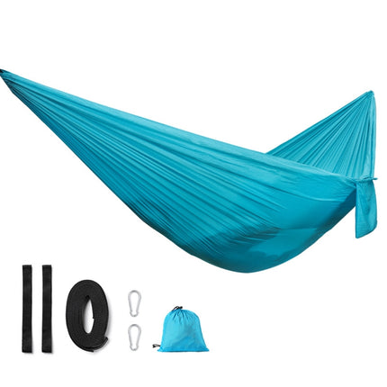 245 x 90cm Outdoor Hammock Camping Nylon Single Swing, Random Color Delivery-garmade.com