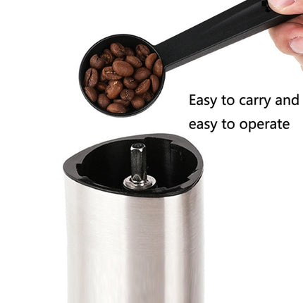 Household Stainless Steel Hand-Cranked Coffee Machine Grinder(Stainless Steel Model)-garmade.com