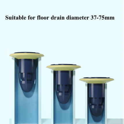 4 PCS Floor Drain Deodorizer Sewer Deodorant Cover Bathroom Toilet Anti-Cockroach Insect-Proof Cover(White)-garmade.com