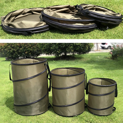 Pop-Up Outdoor Trash Can Lawn Garden Portable Leaves Garbage Bag, Size: S-garmade.com