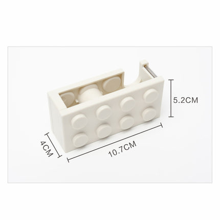 5 PCS TM21010 Block Tape Holder Tape Cutter(White)-garmade.com