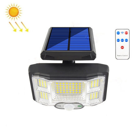 TG-TY085 Solar Outdoor Human Body Induction Wall Light Household Garden Waterproof Street Light wIth Remote Control, Spec: 96 LED Integrated-garmade.com