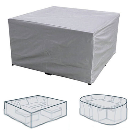 Outdoor Garden Tables And Chairs Dustproof And Waterproof Cover, Size: 242x162x100cm-garmade.com